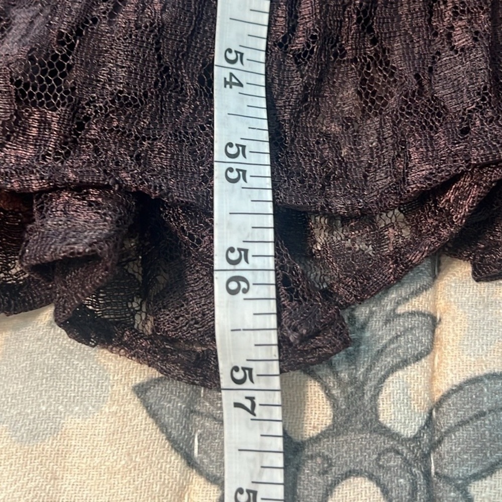VTG Newport News,Exquisite Descending Ombre,Antique-Lace Dress,Stretch,Size 12 - Picture 12 of 12